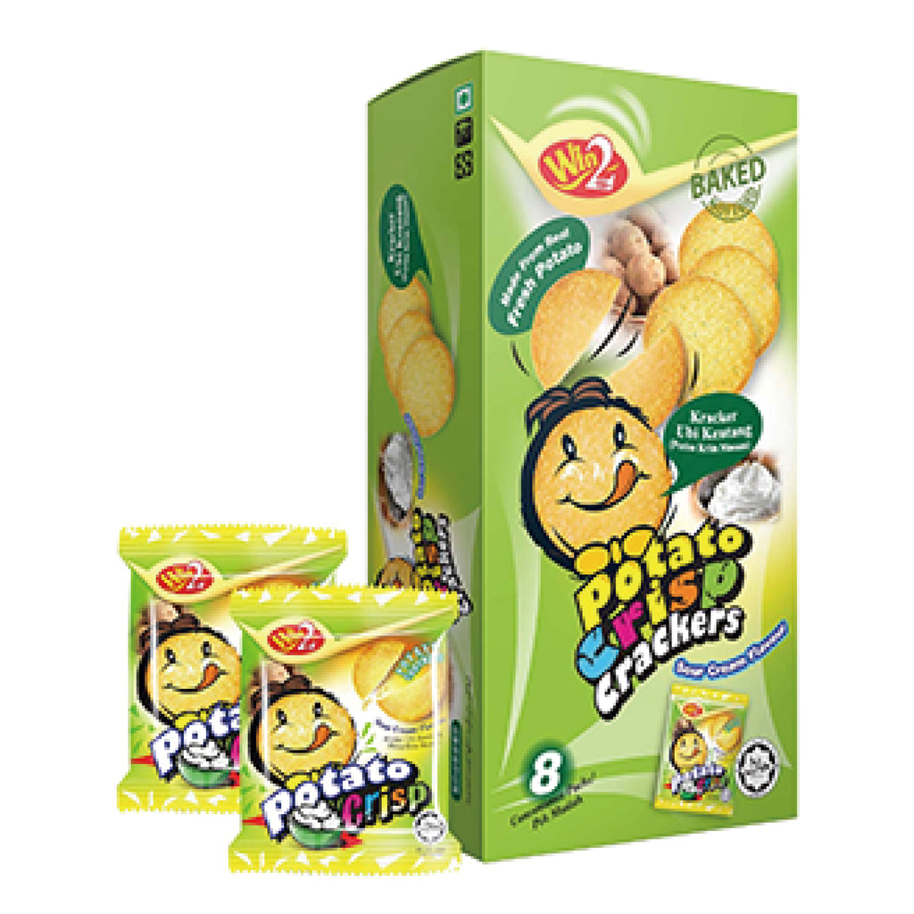 Win2 Potato Crisp Crackers (8 Packs)-MayDay Mall