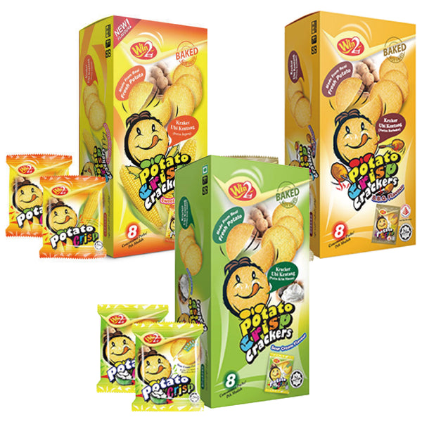 Win2 Potato Crisp Crackers (8 Packs)-MayDay Mall