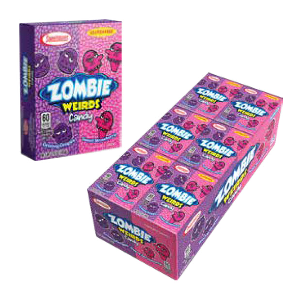 Zombie Weirds Candy Strawberry & Grape (40g)-MayDay Mall