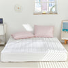 Cooling Seersucker Summer Bedding Set Boat-Pink