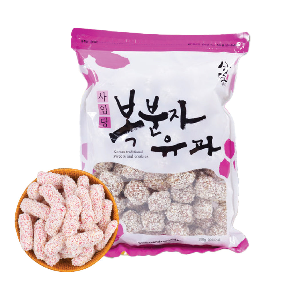 Korean Rice Snack Bokbunja Yugwa 150g - MayDay Mall
