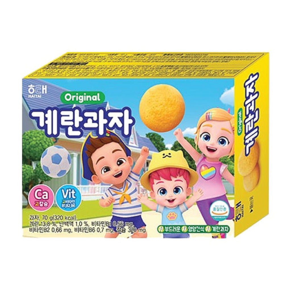 Korean Egg Cookie Snack | Pinkfong Bebefinn KFOOD 70g
