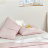 Cooling Seersucker Summer Bedding Set Boat-Pink