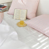 Cooling Seersucker Summer Bedding Set Boat-Pink