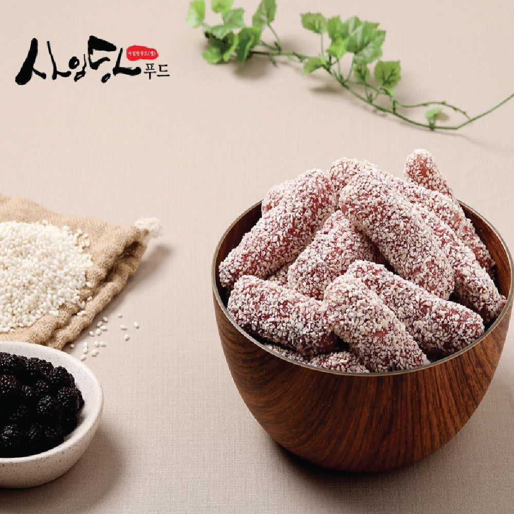 Korean Rice Snack Bokbunja Yugwa 150g - MayDay Mall