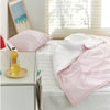 Cooling Seersucker Summer Bedding Set Boat-Pink