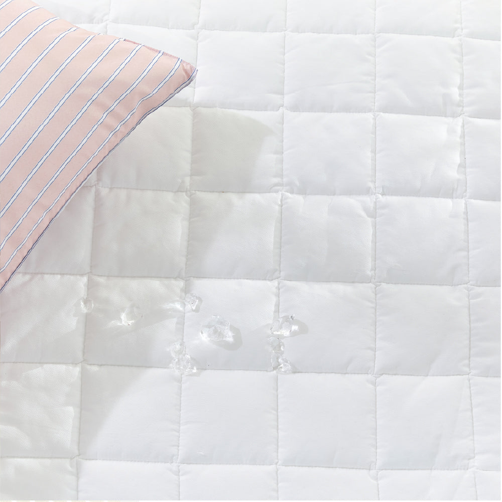 Cooling Seersucker Summer Bedding Set Boat-Pink