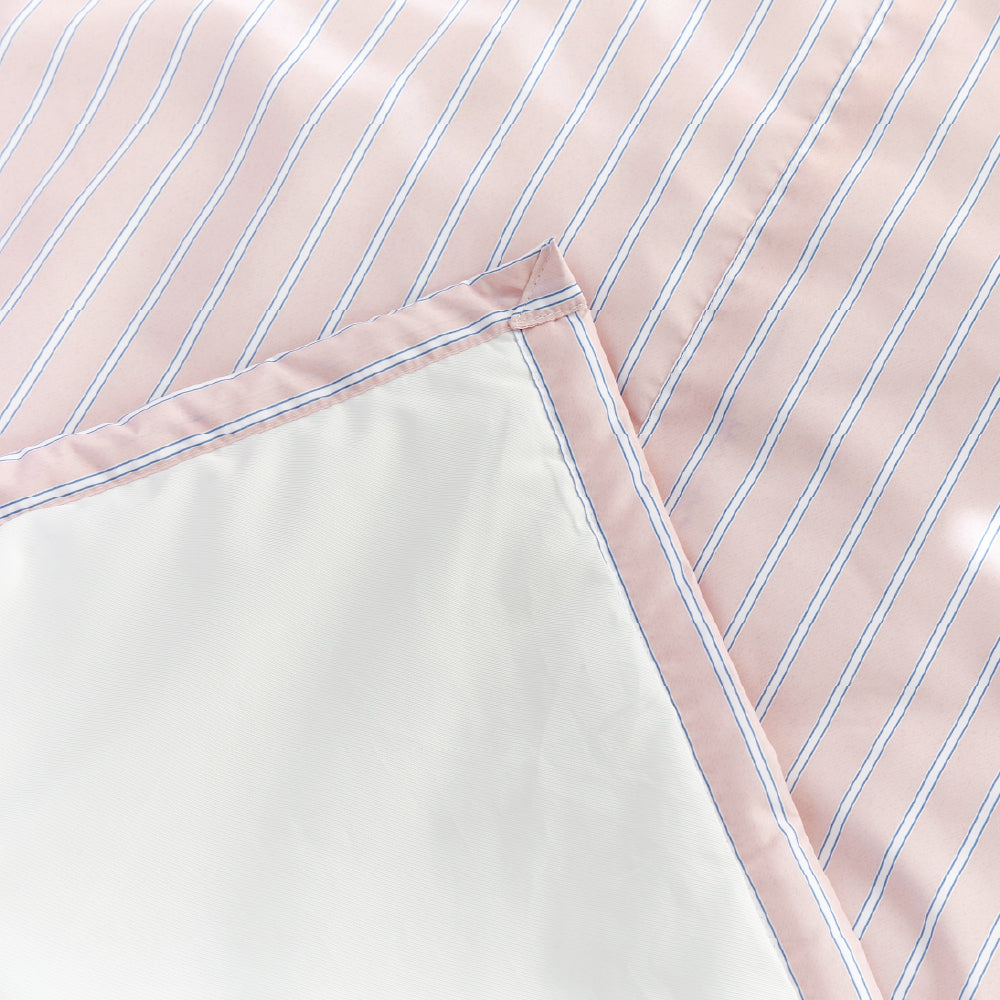Cooling Seersucker Summer Bedding Set Boat-Pink