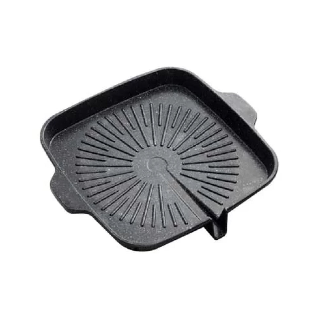 Korean BBQ Grill Pan, Non-Stick, Auto Oil Drain, 33cm