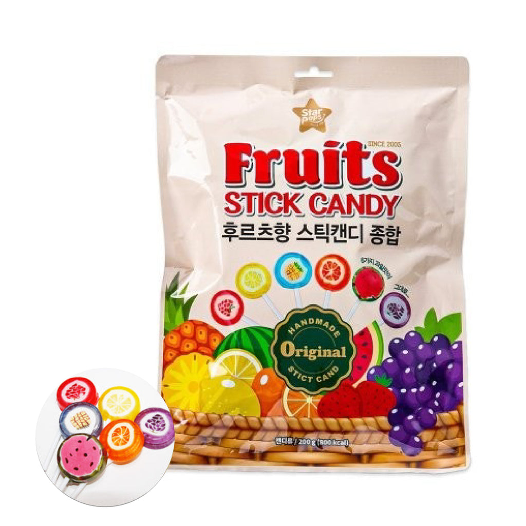 Assorted Fruits Lollipop Stick Candy 50g | Mayday Mall