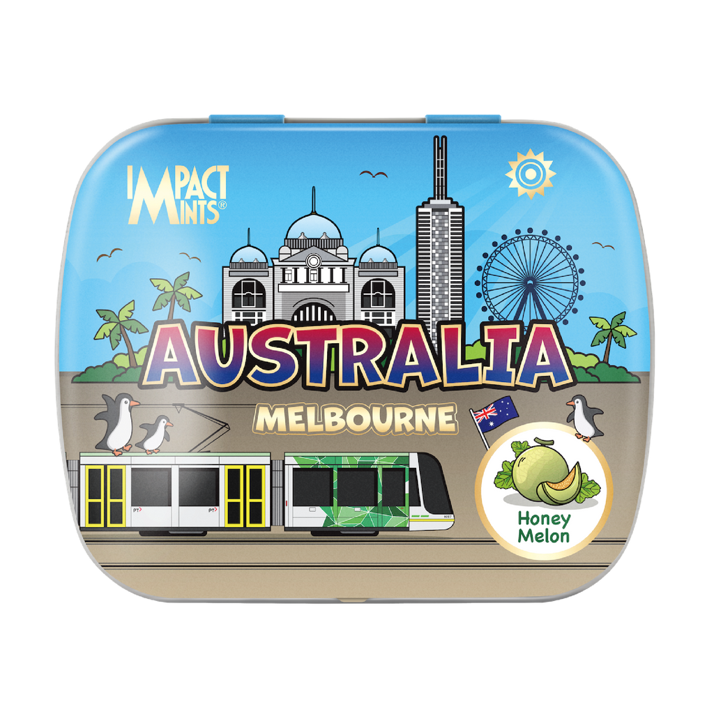 Australia Melbourne Landmark Impact Mints Candy Tin