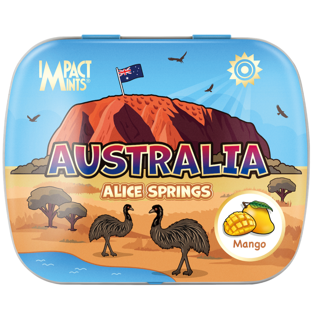 Australia Alice Springs Landmark Impact Mints Candy Tin