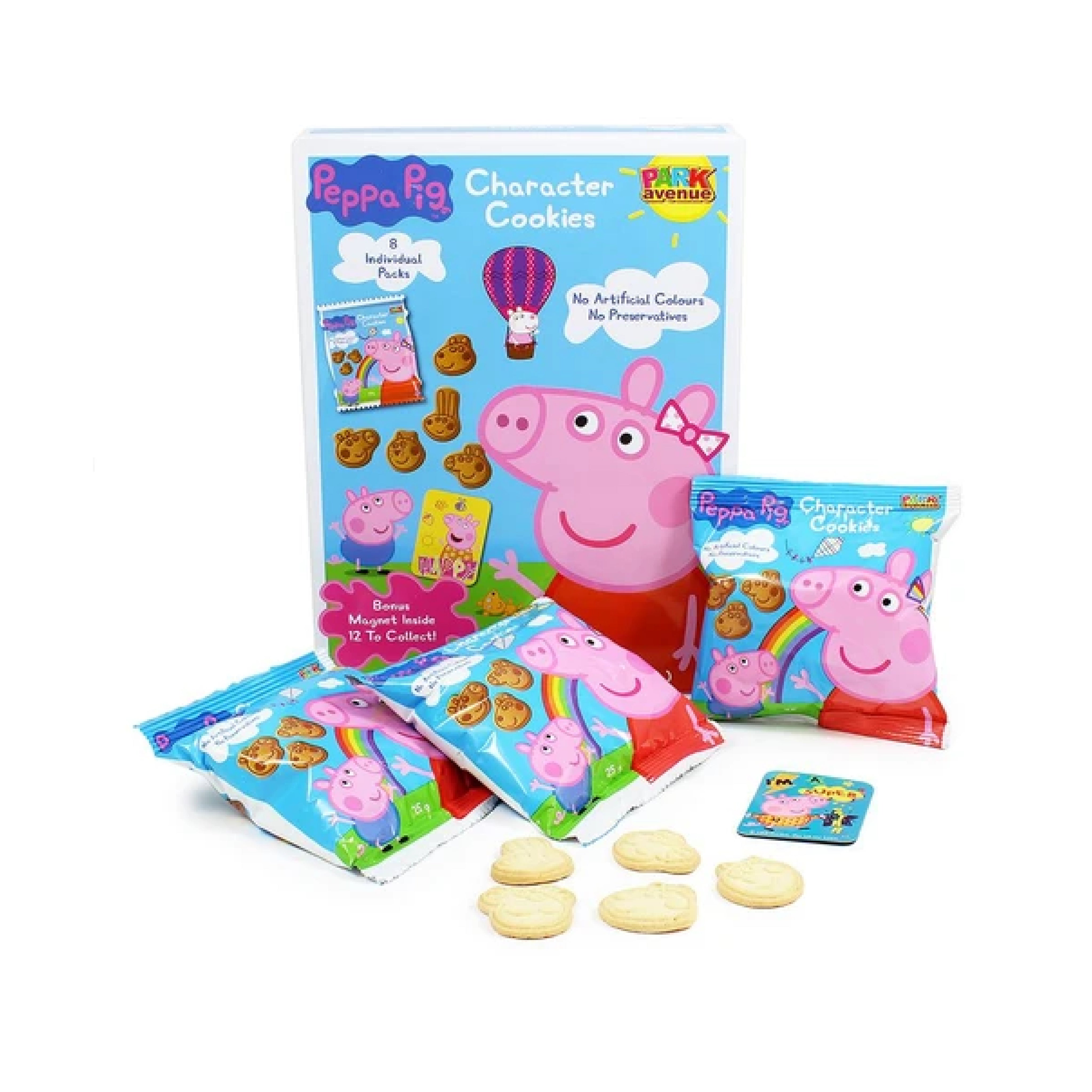 Peppa Pig Character Cookies Box 8 Packs – Fun Kids Snack – MayDay Mall