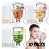 10x Moisture Essence Korean Facial Mask Sheet Beauty Skin Care Cosmetic Pack