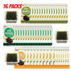 Korean Crispy Seaweed Nori Snacks - Olive Oil, Sesame Oil, Green Flavor 16 packs