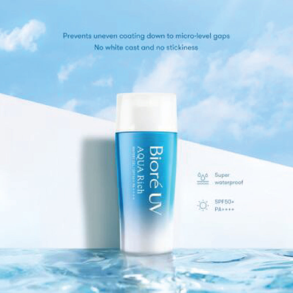 Watery Gel Sunscreen - Biore UV Aqua Rich SPF 50 Hydrating