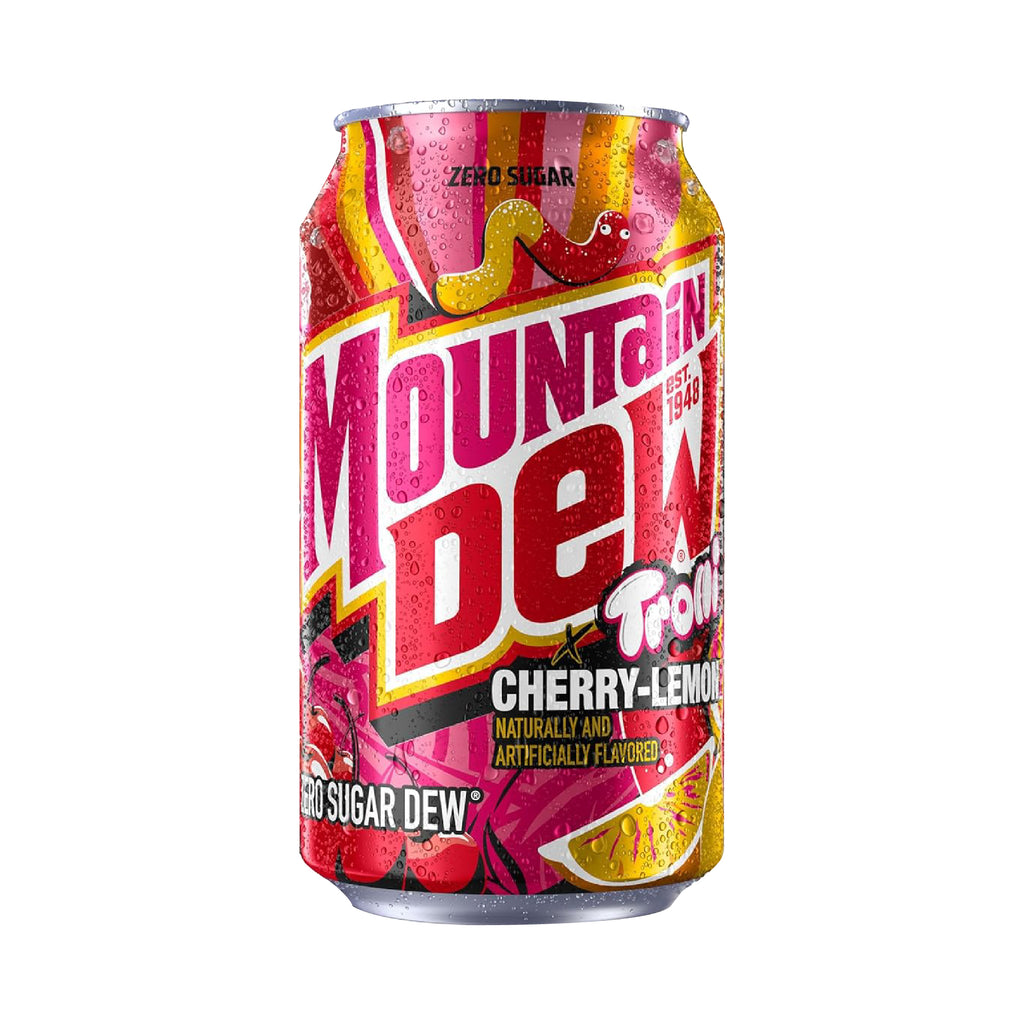 Mountain Dew Trolli Cherry-Lemon Zero Sugar 355ml x 12 Pack