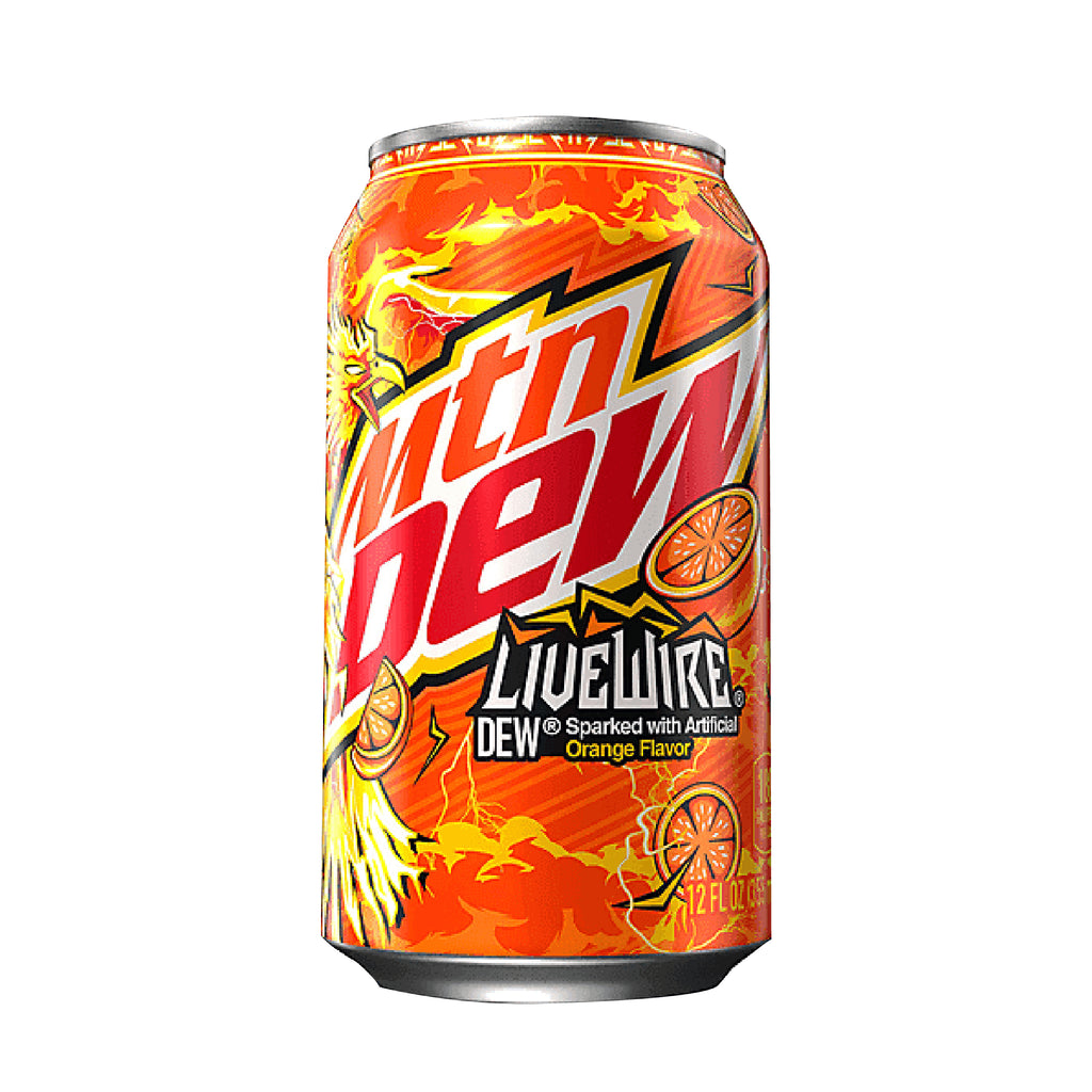 Mountain Dew Livewire Orange 355ml x 12 | Mayday Mall