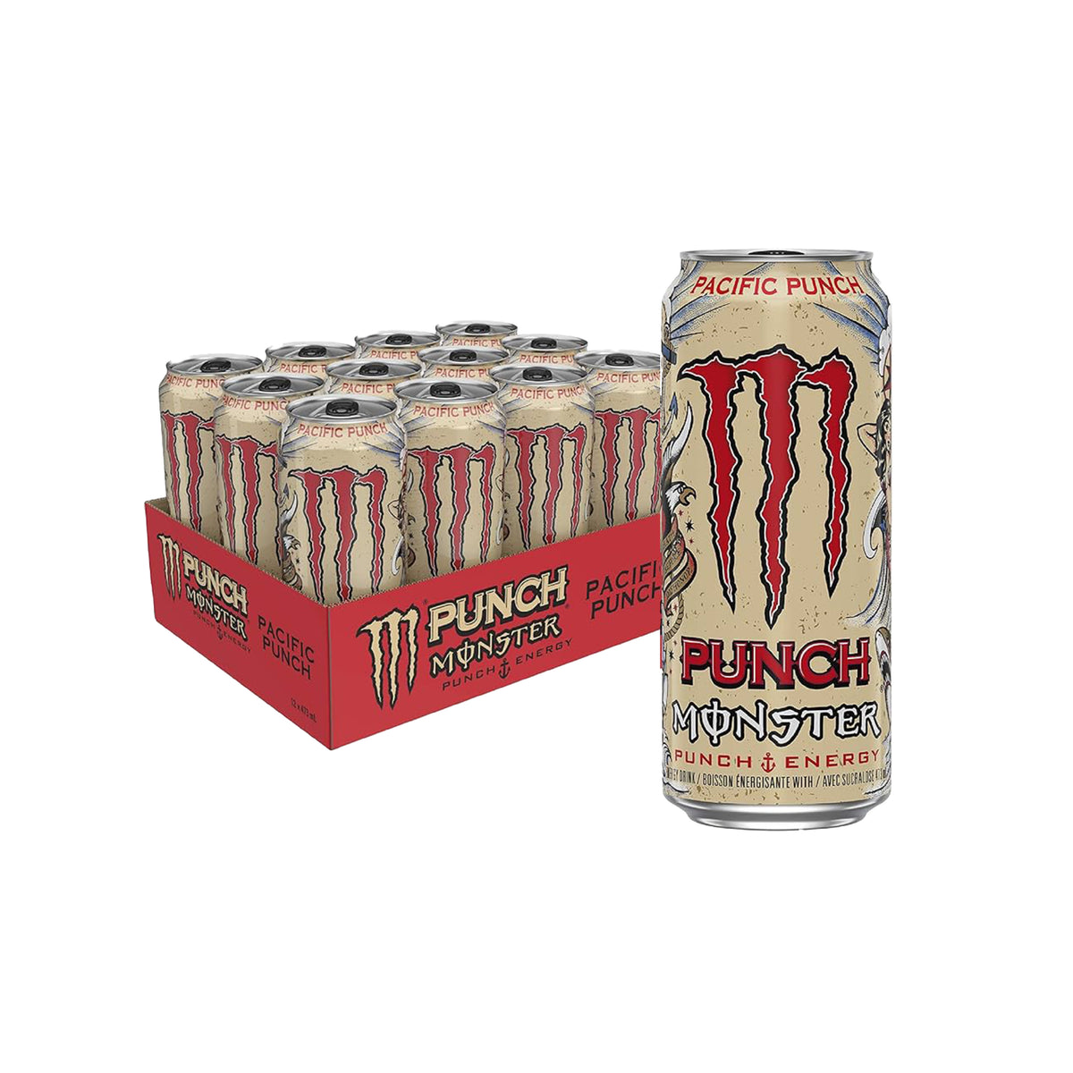 Monster Pacifi Monster Energy Pacific Punch - 12 Pack (500ml) | Mayday Mall – MayDay Mall