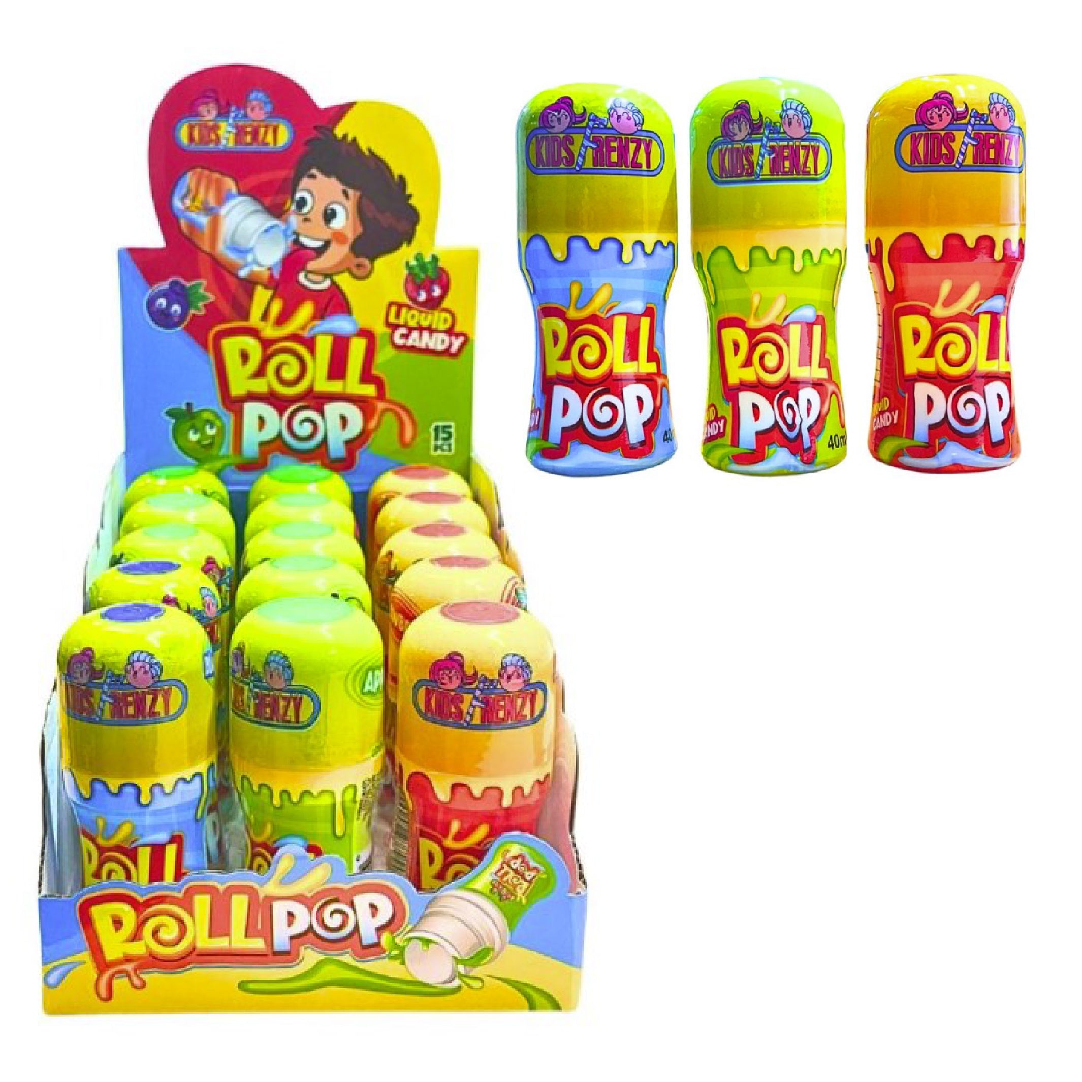 Buy Kids Frenzy Roll Pop Roller Liquid Candy 40ml｜MayDay Mall