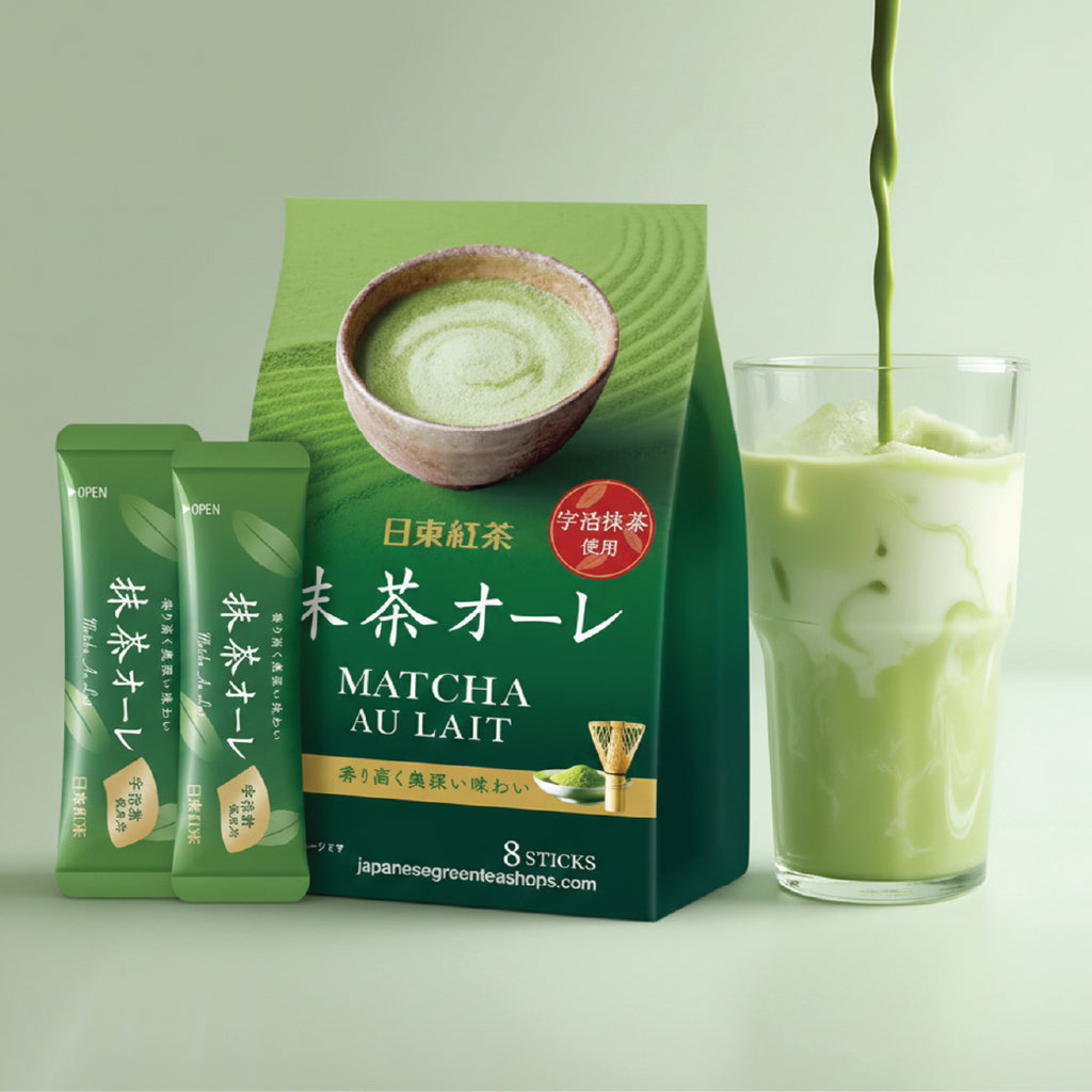 Nittoh Kocha Uji Matcha Au Lait Sticks (8 Pack)