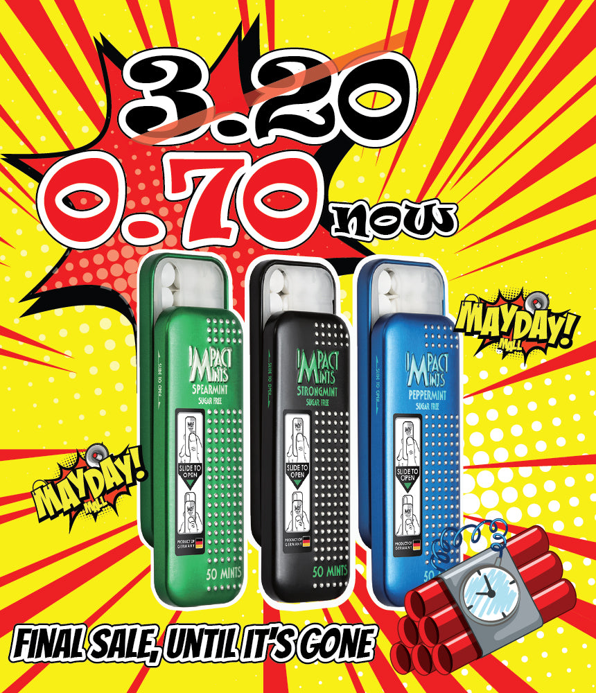 Impact Slim Slide Spearmint Candy Tin-MayDay Mall